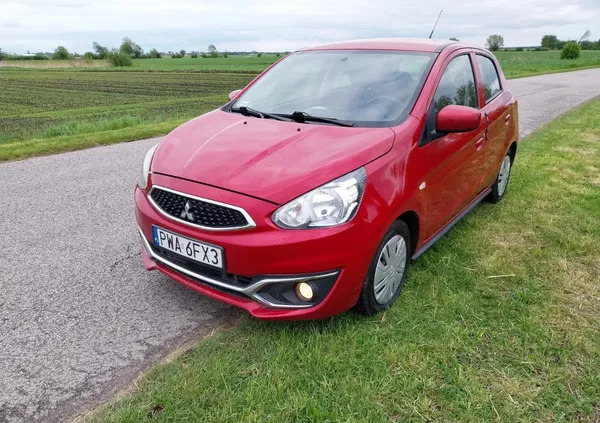 mitsubishi space star Mitsubishi Space Star cena 24600 przebieg: 140000, rok produkcji 2017 z Wągrowiec